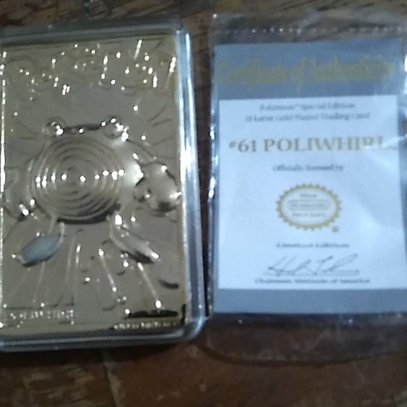 Pokemon #61 Polliwhirl limited edition